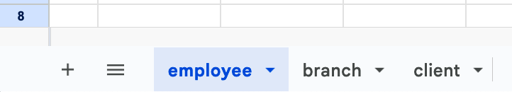 Sheet names are entities