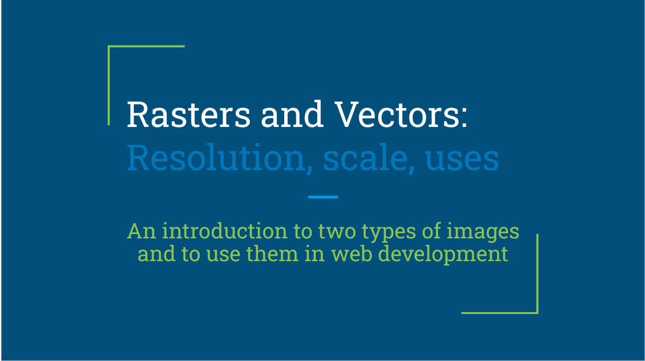 raster vs vectors slideshow