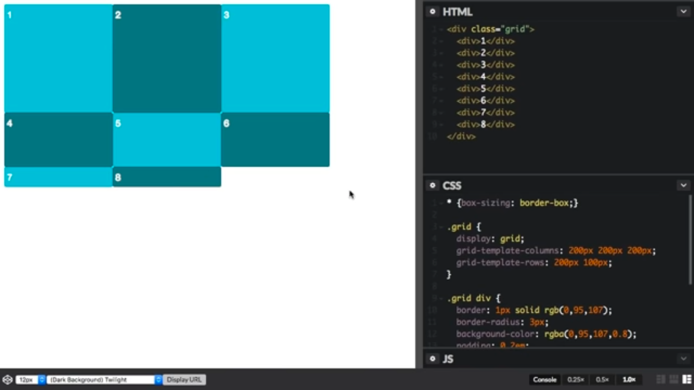 Defining a Grid