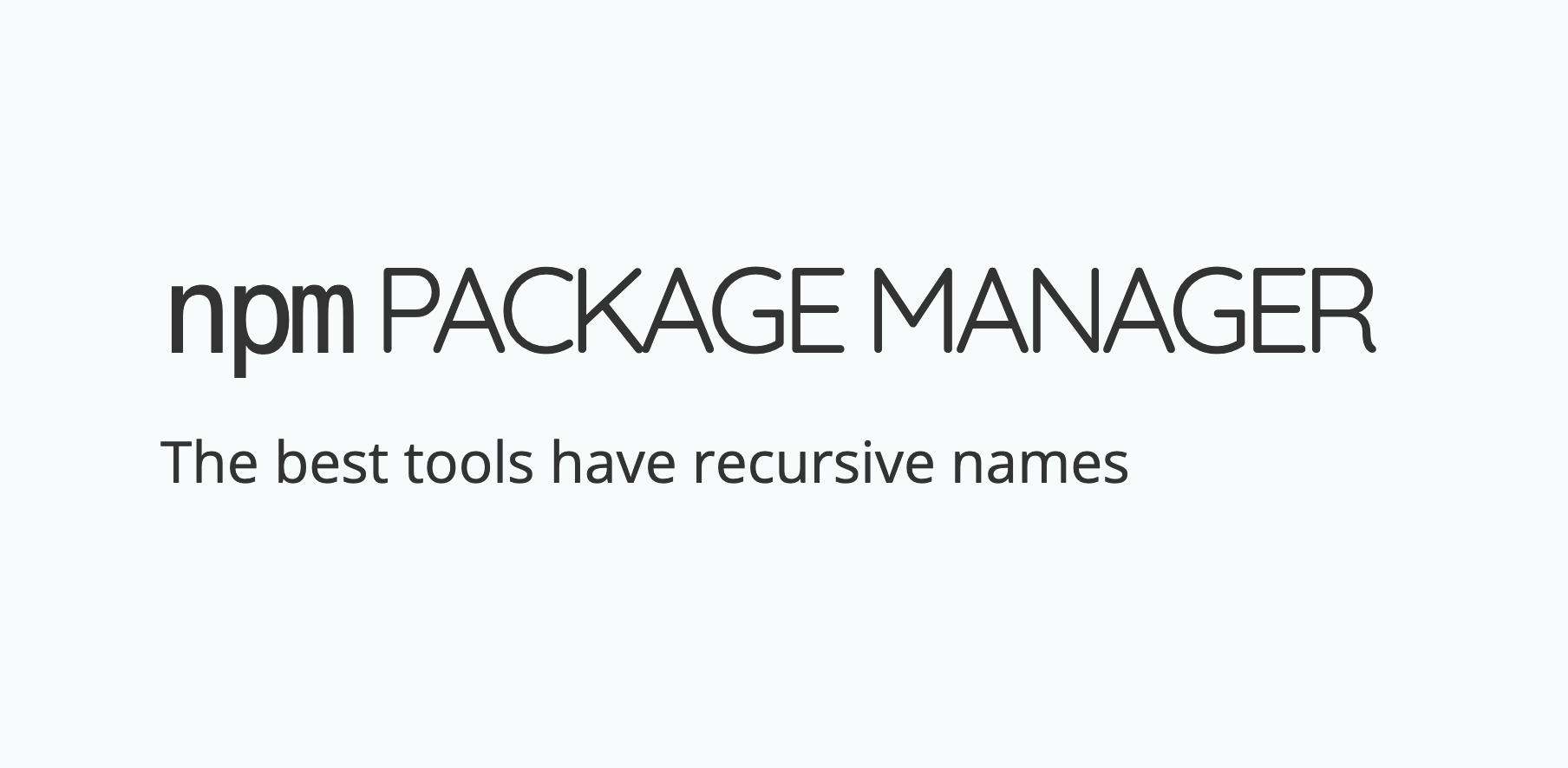 Slides: npm Package Manager