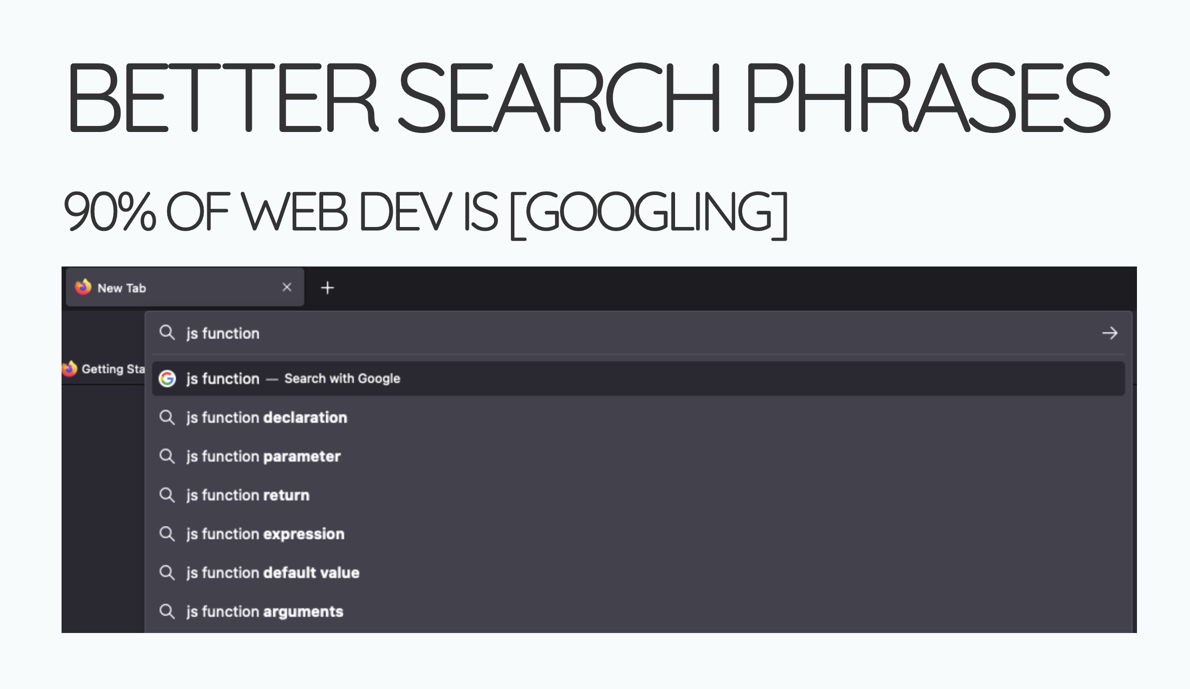 Slides: Better Search Phrases